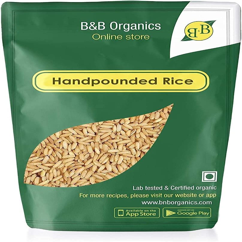 BETT B&B Organics Hand Pounded Brown Rice 1 kg