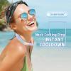 climafusion Gradient Neck Cooling Ring&Tube Cooling Starts Below 15C (59F), Reusable Wearable Ice Cooling Neck Wraps for Summer Heat Outdoor Indoor view 3