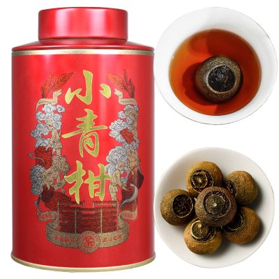 XIXICHA Puerh Tea Premium Tangerine Peel Pu-erh Tea 5.64oz(160g) Xiao Qing Gan Xinhui ChenPi Pu'er Citrus Yunnan Puerh Green Orange Peel