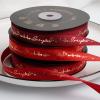 Custom Printed RibbonsCustom Ribbons Personalized AwardsGreen Ribbon for Gift WrappingWhite and Gold Ribbon for Gift WrappingBling Ribbon Roll (Black Ribbon,38mm) view 3