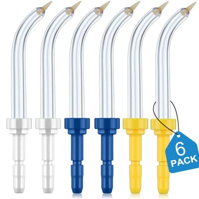 Flosser Replacement Tips for Waterpik Periodontal Tips Dental Water Flosser Tips Replacement Tips for Waterpik Water Flossers (Like WP-100) and Other Brand Oral Irrigators6 Periodontal Tips