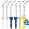 Flosser Replacement Tips for Waterpik Periodontal Tips Dental Water Flosser Tips Replacement Tips for Waterpik Water Flossers (Like WP-100) and Other Brand Oral Irrigators6 Periodontal Tips view 1