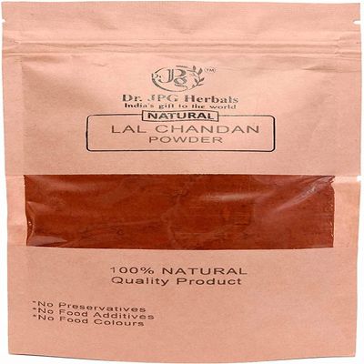 BETT Dr. JPG 100% Natural Lal Chandan Powder/Red Sandalwood (Pterocarpus Santalinus) (100 g)