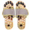 Comfecto Acupressure Massage Slippers with Earth Stone, Wooden Reflexology Acupuncture Sandals for Plantar Fasciitis Therapy, Fit 8-9.5 Men / 9.5-11 Women Feet Size view 1