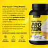 Casein + Whey Protein by HTLT | Whey & Casein Protein Shake Powder | Slow-Release Whey & Casein Protein for Sustained Energy | Casein Protein Powder for Baked Treats, Vanilla Ice Cream view 4