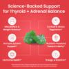 Thyroid Support Gummies - Selenium Supplement & Iodine Supplements for Thyroid Support - Energy Booster for Women and Men - Hypothyroidism Supplements with Metabolism Support view 2