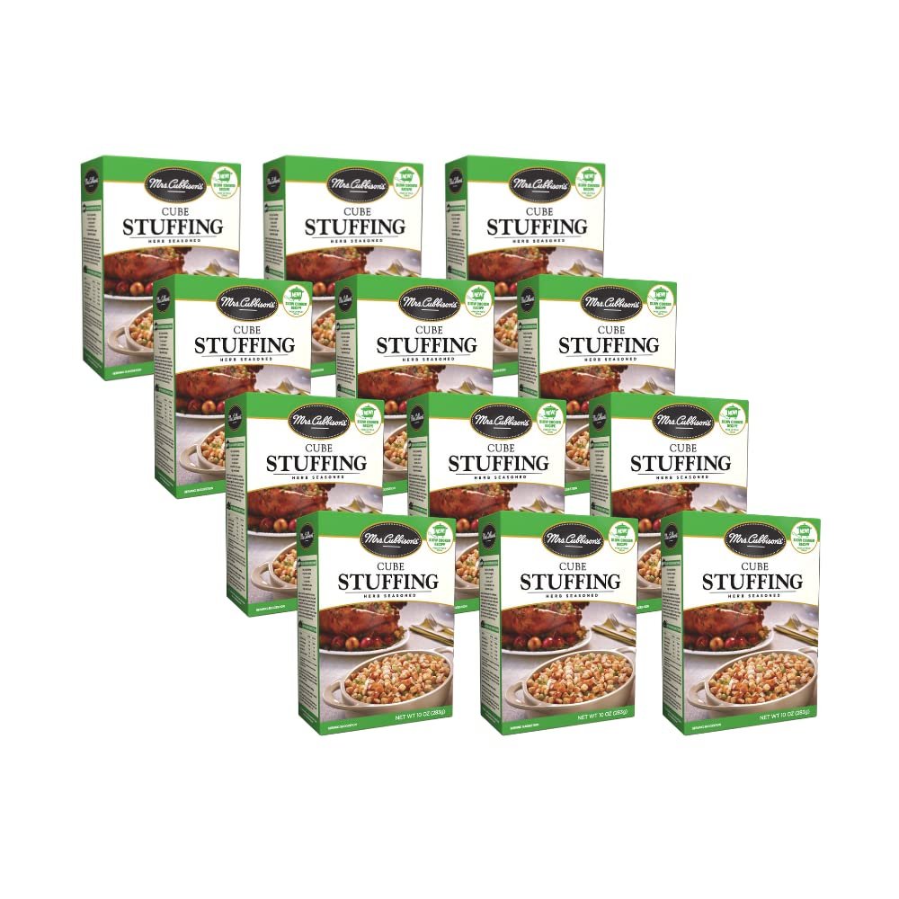 Mrs. Cubbison's Herb Seasoned Cube Stuffing (10 Ounce (Pack of 12))