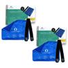 Rectangle Gel Pad for Arm, Leg, Knee, and Back - 15''x11'' Reusable Gel Ice Pack with Elastic Fastener for Hands-Free Application - Cold Packs for Post-Surgery or Sport Injuries - 2 Packs Blue view 1