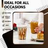 Green Direct 24 oz. Disposable Plastic Clear Cups with Strawless Sip Lids for Iced Coffee 50 view 3