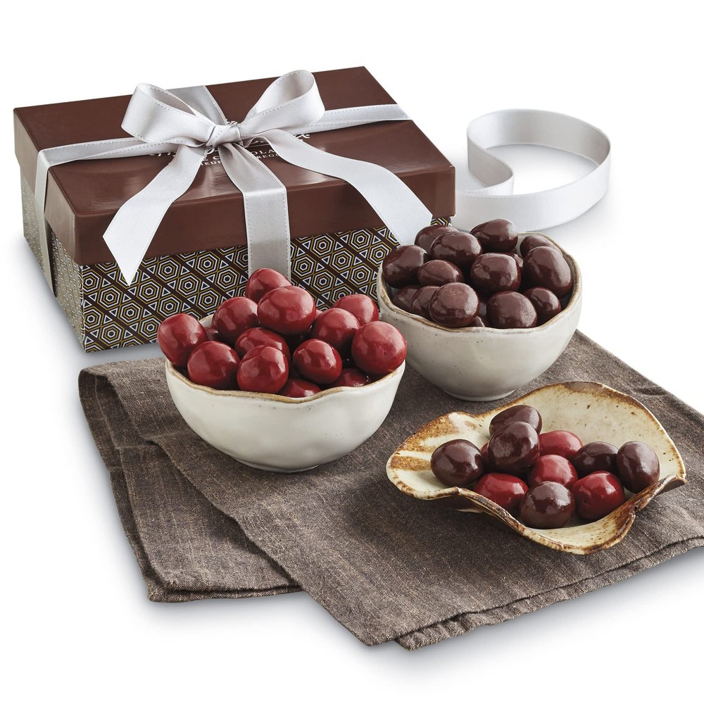 Harry & David Chocolate Covered Cherries, Gourmet Dark Chocolate Dipped Cherries, Fruit Candy Gift Box, Chocolate Gift For All Occasions, Women, Men, Corporate