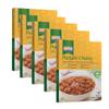 Ashoka Indian Entrees 1932, Vegan Savory Chickpeas, All-Natural, Heat & Serve Instant Meals, Punjabi Choley, Kosher Certified, Travel Friendly, Gluten-Free, and with No Preservatives, Pack of 10