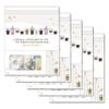 ZipGifts Birthday Card | Zip-Open Money Holder w/Clear Plastic Window for Cash, Check, & Gift Card (Frappe 5-Pack) view 1