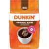 Dunkin' Original Blend Medium Roast Whole Bean Coffee, 18 Ounce view 1