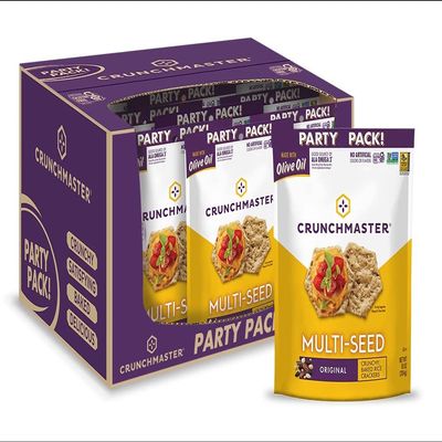 Crunchmaster Gluten-Free Multi-Seed Original Cracker Party Pack 9oz.(Pack of 12)