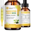 Quercetin Liquid Drops - Quercetin Supplements 700mg - 4X Stronger Than Pills & Capsules - 5 in 1 Quercetin with Bromelain Elderberry Vitamin for Immunity Health Respiratory Health Skin Care- 2 Fl Oz view 1