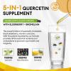 Quercetin Liquid Drops - Quercetin Supplements 700mg - 4X Stronger Than Pills & Capsules - 5 in 1 Quercetin with Bromelain Elderberry Vitamin for Immunity Health Respiratory Health Skin Care- 2 Fl Oz view 3