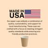 Ripple Paper Cups for Coffee & Tea Made in USA | Bulk for Home, Office, Restaurants & Coffee Shops | Recyclable, Insulated, & Disposable To-Go Cups for Hot Beverages (8oz -500 Count) view 3