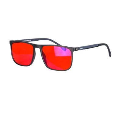 SHINU Good Sleep Blue Light Blocking Glasses Men Red Lenses Anti Green Light Eliminate Eye Strain Glasses Bluelight 078RD (c5)