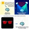 SHINU Good Sleep Blue Light Blocking Glasses Men Red Lenses Anti Green Light Eliminate Eye Strain Glasses Bluelight 078RD (c5) view 3
