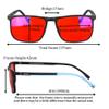 SHINU Good Sleep Blue Light Blocking Glasses Men Red Lenses Anti Green Light Eliminate Eye Strain Glasses Bluelight 078RD (c5) view 4