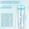 Mumufy 36 Pcs End of Year Gifts Bulk 16 oz Skinny Tumbler Cups with Lids and Straws Thank You Gift Plastic Cups for Teacher Coworker Employee view 2