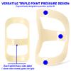 10Pcs Oval Finger Splints & Sleeves Kit, 6 Graduated Trigger Finger Splint & 4 Finger Sleeves for Trigger/Mallet/Arthritis/Straightening, Finger Brace Support for Thumb/Middle/Ring/Index/Pinky(Size 4,5,6,7,8,9) view 4