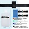 14 Pcs Urine Test Complete Kit Includes 2 White Portable Empty Bottles, Thermal Preservation Gel Bag, 10 Adhesive Temperature Test Strips, Neoprene Bag and Hi-Stretch Hidden Leg Straps, Urine Bottle view 2