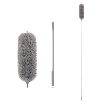 2.8M Microfiber Feather Duster Extendable Duster with Long Pole for High Ceiling Blinds Furniture