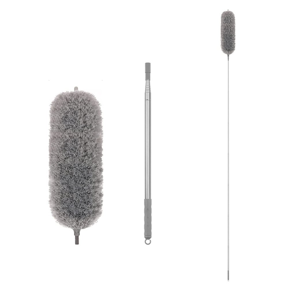 2.8M Microfiber Feather Duster Extendable Duster with Long Pole for High Ceiling Blinds Furniture