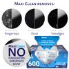 Glasses Wipes Lens Cleaner - Lens Wipes for Eyeglasses - 600 Pre-moistened Individually Wrapped Wipes for Eye Glasses, Electronics, Phone, Computer, Laptop Screen - Camera Lens Cleaner - Made in EU view 2