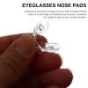 COHEALI 1set Soft Silicone Nose Pads for Eyeglasses - Comfortable U-Shape -Day Use Eyewear Accessory for Sports and Daily Activities view 3