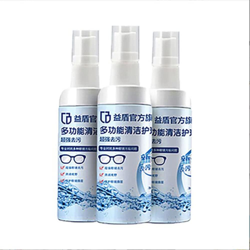 Yidun Eye Glasses Lens Cleaner Spray Kit Anti Fog Spray Safe for All Lenses Glasses and Screens (B Type)