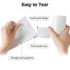 2-4 Gallon Portable Trash Bags,120 Counts Thicken portable Small Garbage Bags for Office, Kitchen,Bedroom Trash Can,Strong Trash BagsWhite view 3