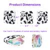 Desing Wish Sanitary Pad Storage Bag Portable Period Bag for Teen Pads/Sanitary Napkins/Small Tampons, Sanitary Napkin Storage Bag First Period Gifts for Teen Girls (Cow) view 3