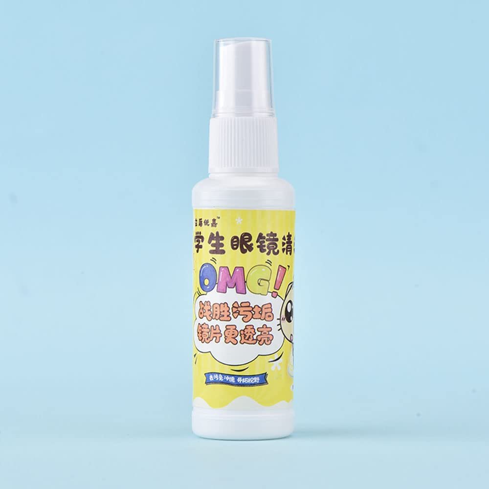 Yidun Eye Glasses Lens Cleaner Spray Kit Anti Fog Spray Safe For All Lenses glasses and Screens (E type)