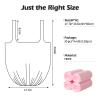 2-4 Gallon Portable Trash Bags,120 Counts Thicken portable Small Garbage Bags for Office, Kitchen,Bedroom Trash Can,Strong Trash BagsPink view 4