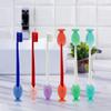12 Pcs Fish Silicone Toothbrush Holders and Toothbrush Head Covers, 6 Pairs Toothbrush Caps for Travel, Toothbrush Holder for Kids, Mini Toothbrush Stand (Fish) view 2