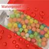 100 Pieces Smell Proof Mylar Bags, Resealable Food Storage Bags with Clear Window, Foil Pouch Stand-up Bags for Food Self Sealing Storage Supplies (Red, 5.3 x 7.8 Inch) view 4