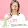 COHEALI Natural Jade Gua Comb for Scalp Massage Multi-Functional Scraping Tool for Facial and Neck Relaxation Smooth and Safe for Skin Care for Spa Use view 3