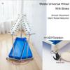 Utility Rack for Mops And Brooms,Cleaning Tool Cart Mop Holder Umbrella Stand,Movable Commercial Mop Rack, Mop Drain Rack,Can put wet mops, with Wheels,for Garden,Garage,Schools,Hospitals,Hotels ( Col view 4