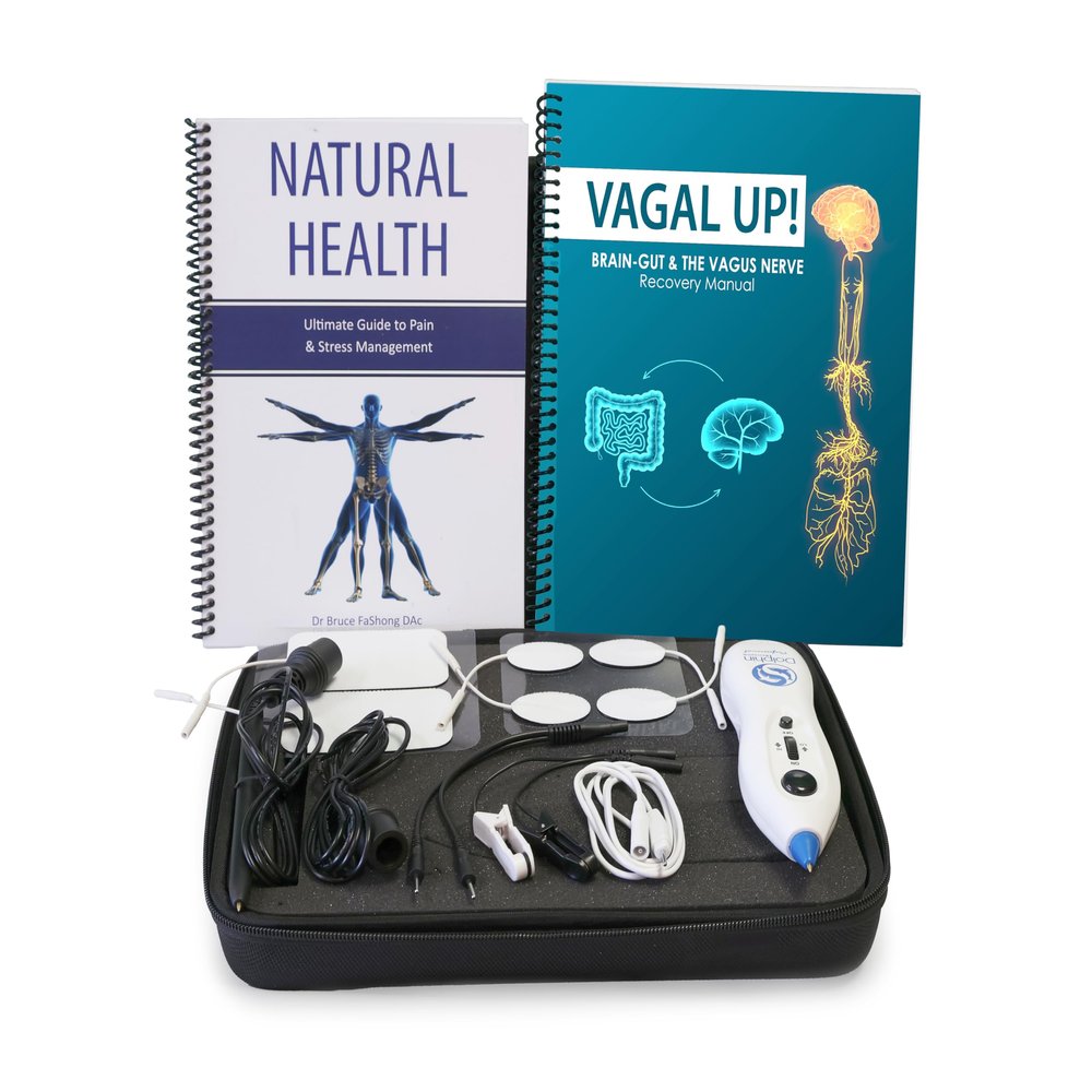 Electronic Acupuncture Pen - Vagal Stim Kit | Dolphin Neurostim | Physical Therapy Tools, Great for Reducing Stress Enhance Vagal Tone - Over The Counter