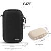 Diabetic Travel Case + Pill Box, EVA Hard Shell Diabetic Bags for Supplies, Glucose Monitor Kit, Blood Sugar Monitor, Test Strips for Diabetes, Lancets, Lancing Device, Insulin Pen (Small, A Black) view 4