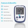 BluLink Blood Glucose Monitor System Kit by Easy Touch | Complete Starter Set with 1 Glucose Meter, 1 Lancing Device, 10 Twist Lancets, Carrying Case, Logbook, Quick Reference Guide, and Batteries view 3