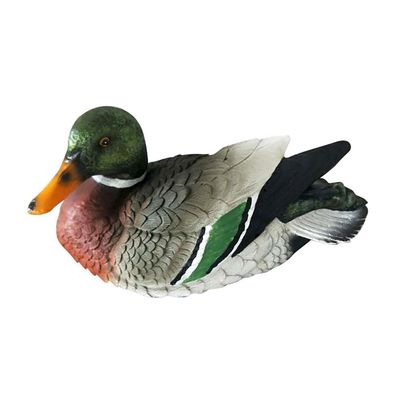 Duck Animal Garden Statue, Mini Duck Decoration Floating Duck Sculpture Ornament Garden Landscape Duck Dollhouse Toy for Outdoor Patio Yard Art Decoration ()