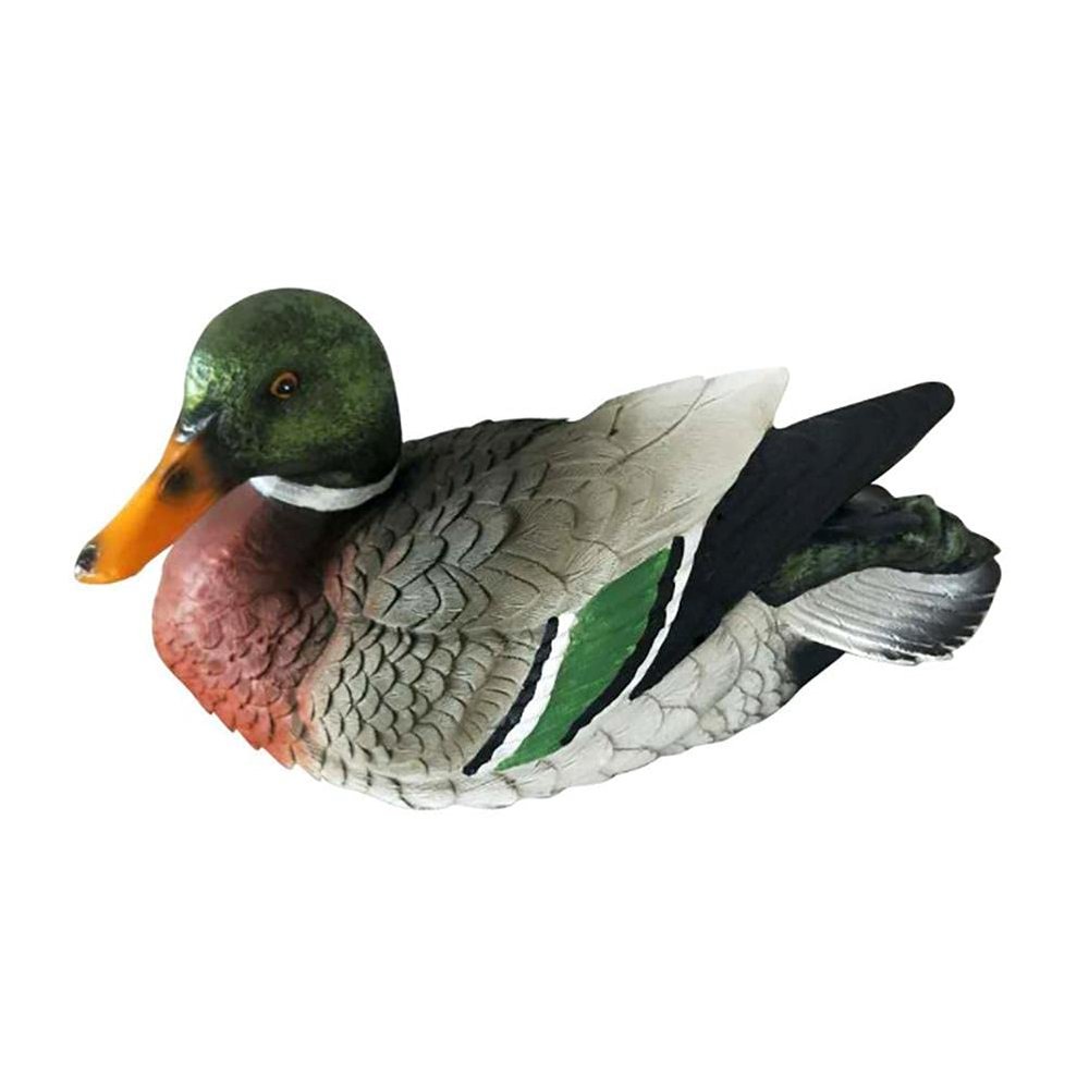 Duck Animal Garden Statue, Mini Duck Decoration Floating Duck Sculpture Ornament Garden Landscape Duck Dollhouse Toy for Outdoor Patio Yard Art Decoration ()