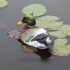 Duck Animal Garden Statue, Mini Duck Decoration Floating Duck Sculpture Ornament Garden Landscape Duck Dollhouse Toy for Outdoor Patio Yard Art Decoration () view 2