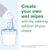 Everwipe by Tork Chem-Ready Buckets, Make Your Own Wet Wipes, Reusable, for Use with Chem-Ready Wiping Rolls (192840 and 192841), 5 Buckets, 192850 (CR-BKT-5-PR) view 2