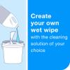 Everwipe by Tork Chem-Ready Wiping Rolls, Make Your Own Wet Wipes, 6 x 180 wipes, 192840 (02-6180) view 4