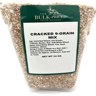 Cracked 9-Grain Mix (24oz. Resealable Zip Lock Stand Up Bag)