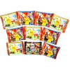 DagashiyaBox Japanese Treats Snacks Assortment Anime Collective Sticker Wafer Box with 9 Pokemon Wafers 1 like Daemon Slayer Dragonball Sweet Dagashi for Kids & Adults Fun Birthday Gift [Pack of 10] view 2